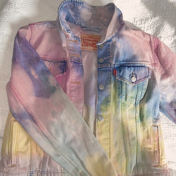 Tiedye Levis Jean Jacket 